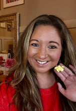 Load image into Gallery viewer, Haute for the Holidays Hoops 🌹 -gold