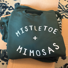 Load image into Gallery viewer, Mistletoe+Mimosas Sweatshirt