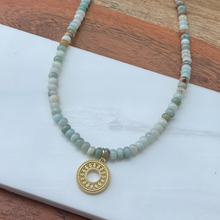 Load image into Gallery viewer, Beaded Amazonite with Filigree
