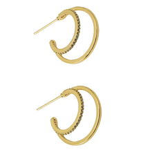 Load image into Gallery viewer, Little Things-Double Trouble Hoop
