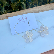 Load image into Gallery viewer, A Pair of Petals Hoops 🌹
