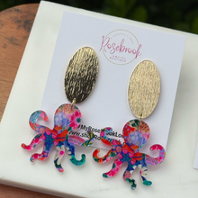 Load image into Gallery viewer, Octo Bloom Statement Studs 🌹
