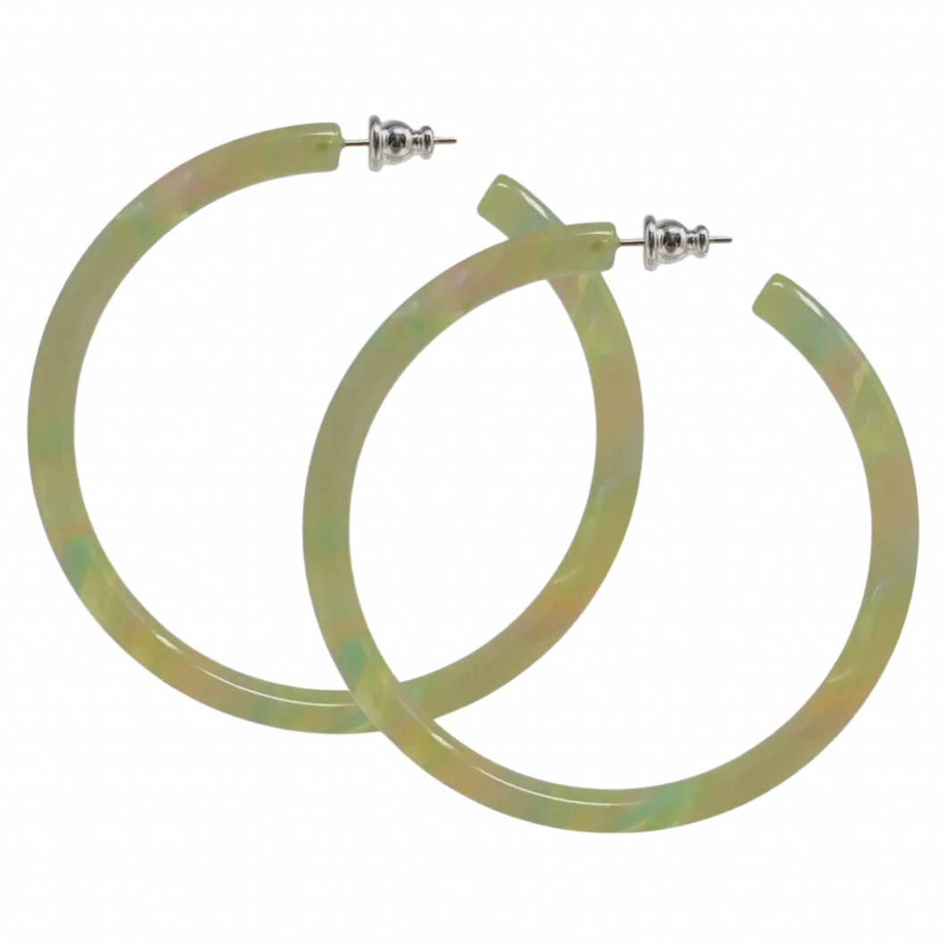 Large Fairy Dust Hoops
