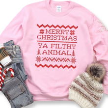 Load image into Gallery viewer, Ya Filthy Animal Sweatshirt
